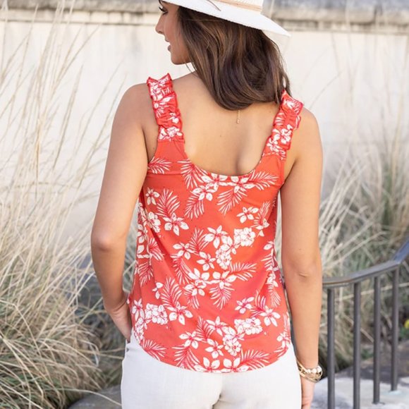 NEW Ruffle Strap Tank - Picture 8 of 11